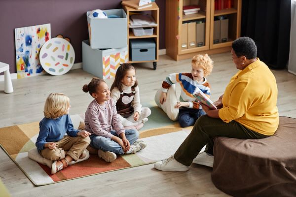 teacher and students