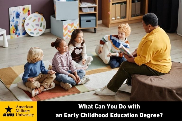 teacher reading to children