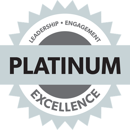 Platinum Chapter Standards Medal